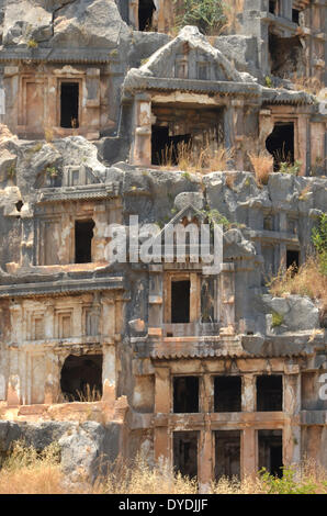 Myra Griechenland Europa Lykien Lykische Stadt Archäologie Türkei alten antiken Griechenland Europa antike Ruinen Tourismus Mauerwerk Griechisch Stockfoto