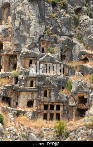 Myra Griechenland Europa Lykien Lykische Stadt Archäologie Türkei alten antiken Griechenland Europa antike Ruinen Tourismus Mauerwerk Griechisch Stockfoto