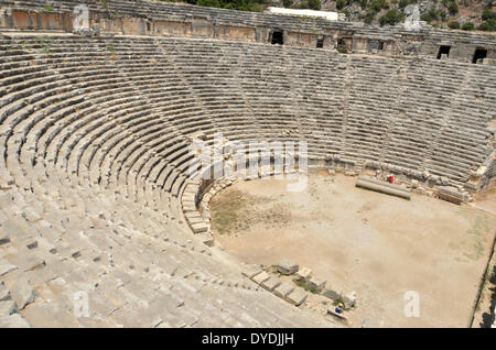 Myra Griechenland Europa Lykien Lykische Stadt Archäologie Türkei alten antiken Griechenland Europa antike Ruinen Tourismus Mauerwerk Griechisch Stockfoto