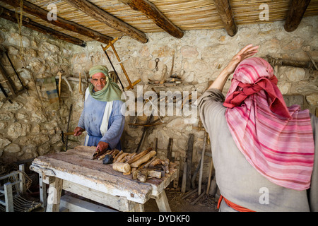 Nazareth Village, Neuerstellung von Nazareth in der Zeit von Jesus von Nazareth, unteren Galiläa, Israel. Stockfoto