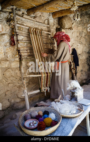 Nazareth Village, Neuerstellung von Nazareth in der Zeit von Jesus von Nazareth, unteren Galiläa, Israel. Stockfoto