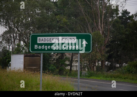 Datei-Bilder vom 10. April 2014. Sydney, Australien. 15. April 2014.  Die australische Commonwealth-Regierung hat angekündigt, Sydneys zweite Flughafen befindet sich am Badgerys Creek, Dienstag, 15. April 2014 sein wird. Kredit Martin Berry/Alamy Live-Nachrichten Stockfoto