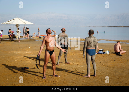 Totes Meer, Israel. Stockfoto