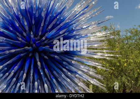 Glas-Skulptur, Desert Botanical Gardens, Phoenix, Arizona, USA Stockfoto