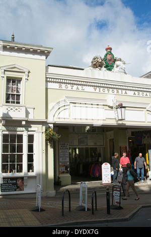 Gebäuden in der Union Street in Ryde auf der Isle Of Wight Stockfoto