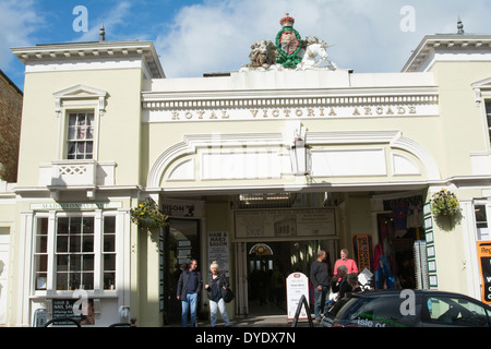 Gebäuden in der Union Street in Ryde auf der Isle Of Wight Stockfoto