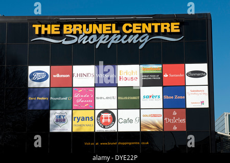 Die Brunel Zentrum einkaufen, Bletchley, Buckinghamshire, England, UK Stockfoto