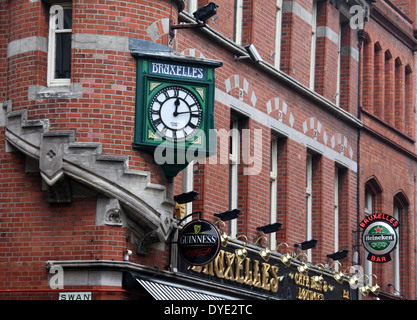 Bruxelles berühmte Bar am Harry Street in Dublin Stockfoto