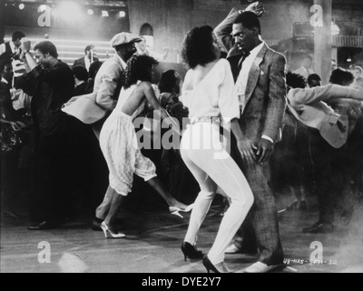 Annette O' Toole und Eddie Murphy am Set des Films, 48 Hrs. ", 1982 Stockfoto