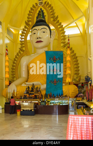 Sakya Muni Buddha Gaya Tempel - Sitzender Buddha Stockfoto