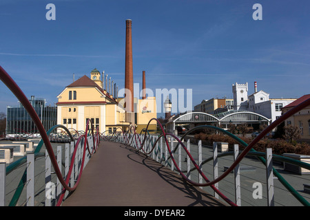 Pilsner Urquell Brauerei aus dem Besucherzentrum Pilsen Tschechische Republik Stockfoto