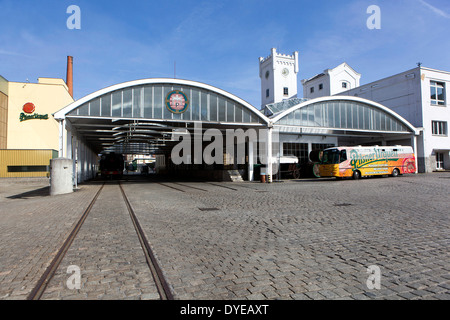 Pilsner Urquell Besucherzentrum Brauerei Pilsen Plzen Tschechien Stockfoto