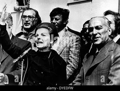 María Estela Martínez de Perón (4. Februar 1931 geboren), ehemaliger Präsident von Argentinien. Sie war die dritte Ehefrau des ehemaligen Präsidenten Juan Perón Stockfoto