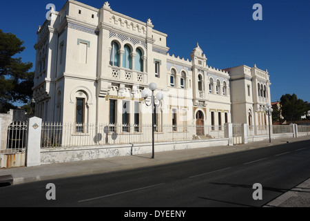 Das alte Haus-Palast in La Seyne Sur Mi. Frankreich. Stockfoto