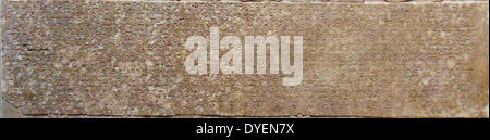 Relief Panel, den Assyrischen Königshof (Galerie 401), an der Metropolitan. Assyrern zu dem Baum des Lebens. 883-859 B.C.; Neo-assyrischer Zeit, Herrschaft von ASSURNASIRPAL II. Bei Nimrud ausgegraben Stockfoto