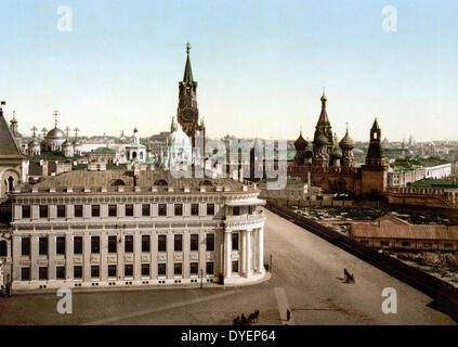 Der Zar Platz, Kreml, Moskau, Russland, bis ca. 1890 ca. 1900. Stockfoto