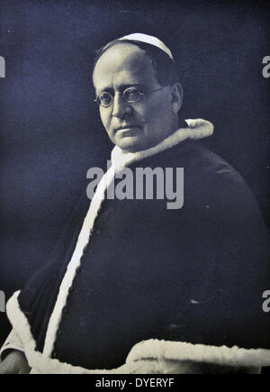 Papst Pius XII., Eugenio Maria Giuseppe Giovanni Pacelli zum Papst vom 2. März 1939 bis zu seinem Tod im Jahr 1958. Stockfoto