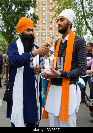 Italien, Emilia Romagna, Novellara, Baisakhi festival Stockfoto