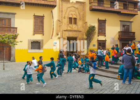 Casa Museo Colon, Columbus-Haus, außen, Vegueta Bezirk, Las Palmas de Gran Canaria, Insel Gran Canaria, Spanien, Europa Stockfoto