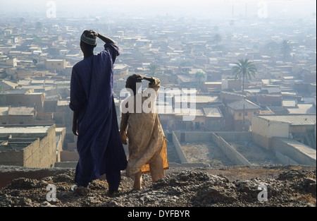 Dala oder Dalla Hügel der Felsvorsprung, um die alten Animisten Kano zu errichtenden gewählt hatte. Kano, Nigeria Stockfoto