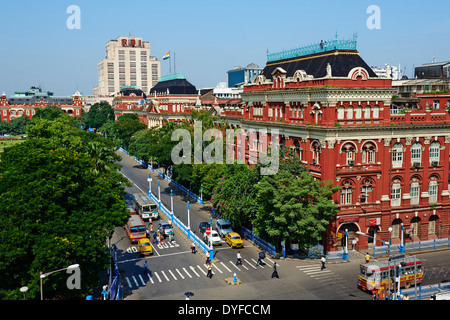 Indien, Westbengalen, Kalkutta, Calcutta, BBD Bagh, Schriftsteller Gebäude Stockfoto