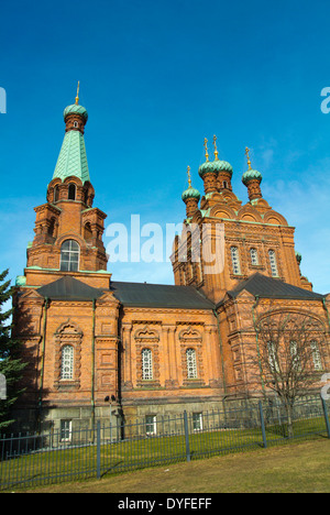Tampereen Ortodoksinen Kirkko, Europa, Mittelfinnland, Tampere, Tampere Russisch-orthodoxe Kirche (1899) Stockfoto
