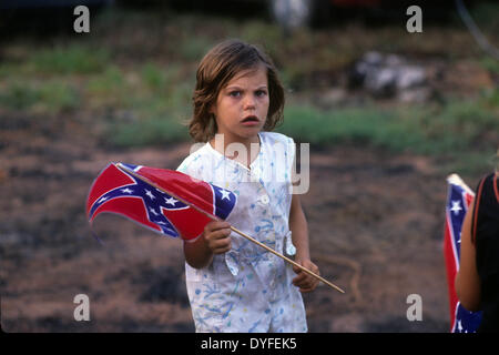 Stone Mountain, GA, USA. 15. April 2014. Weiße Patriot Party/Skinhead Rallye Stone Mountain Ga 1989 © Robin Nelson/ZUMAPRESS.com/Alamy Live-Nachrichten Stockfoto