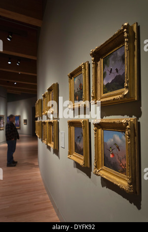 USA, Arkansas, Bentonville, Crystal Bridges Museum of American Art innen Galerie Stockfoto