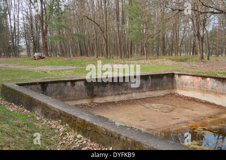 Freibad in Adolf Hitler Residenz Werwolf bei Winniza, Ukraine Stockfoto