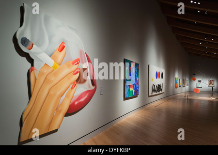 USA, Arkansas, Bentonville, Crystal Bridges Museum of American Art, Raucher Nummer 9, durch Tom Wesselman, 1973 Stockfoto
