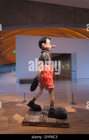 USA, Arkansas, Bentonville, Crystal Bridges Museum of American Art, zu Fuß zu Boras von Jim Dine, 2006 Stockfoto