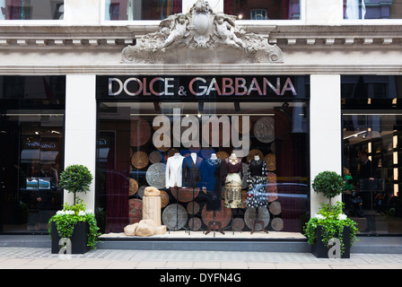 Dolce & Gabbana, Old Bond Street, London, UK. Stockfoto