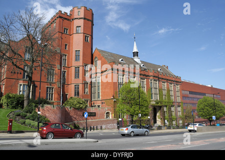 Die Firth Gerichtsgebäude Universität Sheffield, England, aus rotem Backstein Architektur Stockfoto