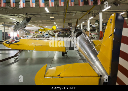 USA, Kansas, Liberal, Mid-America Air Museum Innenraum Stockfoto