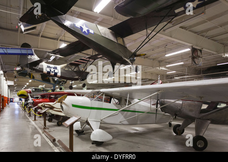 USA, Kansas, Liberal, Mid-America Air Museum Innenraum Stockfoto