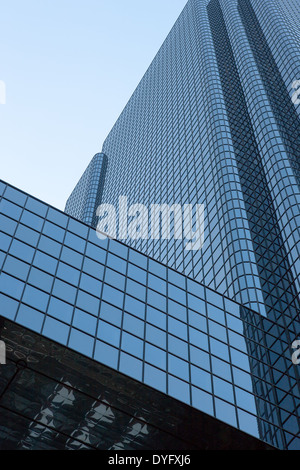 Exchange Place, ein Hochhaus im Financial District von Boston, Massachusetts. Stockfoto