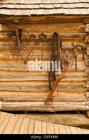 USA, Oklahoma, Tahlequah-Park Hill, Cherokee Heritage Center, Native American Cherokee Nation Museum Stockfoto