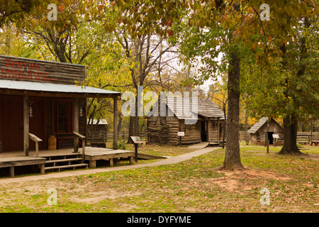 USA, Oklahoma, Tahlequah-Park Hill, Cherokee Heritage Center, Native American Cherokee Nation Museum Stockfoto