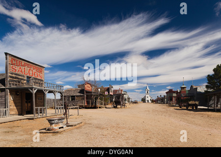 USA, South Dakota, Stamford, 1880 Stadt pioneer village Stockfoto