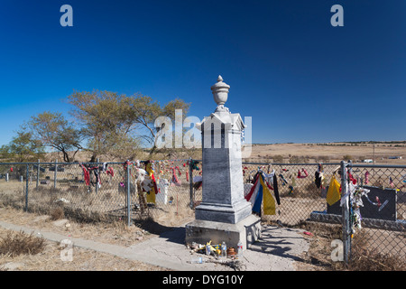 South Dakota, Wounded Knee Massacre National Historic Site, Friedhof von mehr als 250 Indianer massakriert am 29. Dezember 1893 Stockfoto