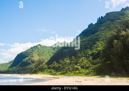 Haena Beach, Kauai, Hawaii Stockfoto