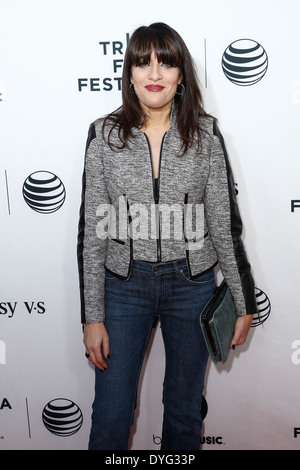 Glaubens Newman besucht die Weltpremiere von "Zeit ist Illmatic" die 2014 TriBeCa Film Festival Opening Night. Stockfoto
