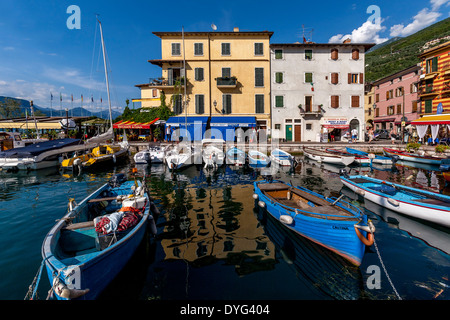 Castelletto di Brenzone, Gardasee, Veneto, Italien Stockfoto
