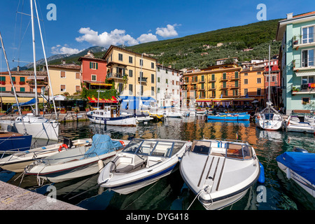 Castelletto di Brenzone, Gardasee, Veneto, Italien Stockfoto