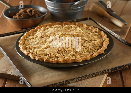 Shoo Fly Pie Pennsylvania Melasse Pie USA Food Stockfoto