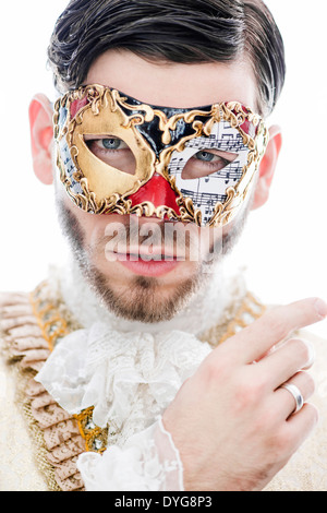 Casanova, Mann Mit Venezianischer Maske - Casanova, Mann mit venezianischer Maske Stockfoto