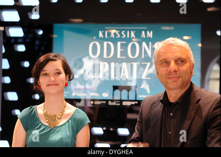 Anna Prohaska und Udo Wachtveitl in München, 2011 Stockfoto