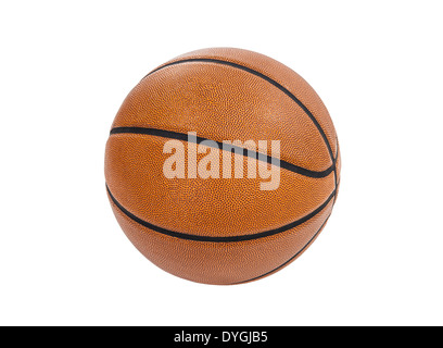 Frische saubere Basketball mit Beschneidungspfad isoliert. Stockfoto