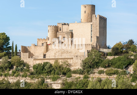 Castellet Burg in der Nähe von Foix Damm in Barcelona, Spanien Stockfoto