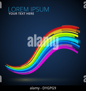 Bunten abstrakte Hintergrund verschieben Stockfoto